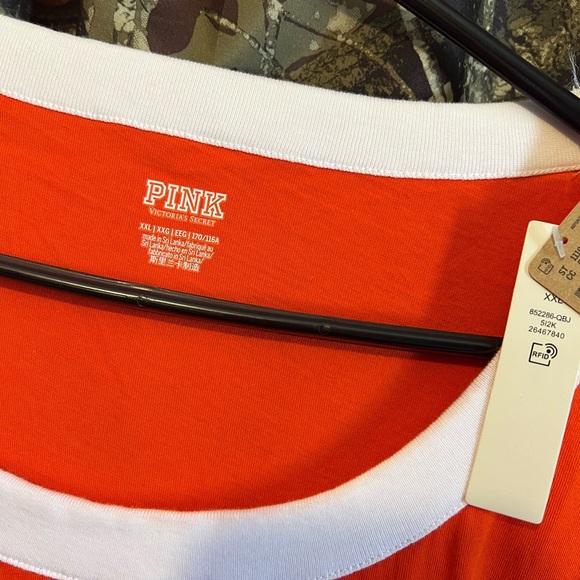 SOLD!!! ‼️NWT VS PINK TEE- Price firm‼️ - Picture 2 of 2